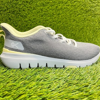 Kuru Flex Via Womens Size 8D Gray White Athletic Running Walking Shoes Sneakers