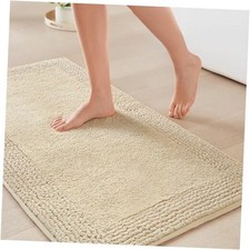 Splendor Reversible 100 Cotton Tufted Bathroom Rug-3000 GSM Hotel Quality