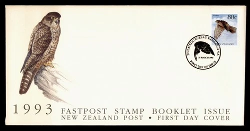 DR WHO 1993 NEW ZEALAND FDC BIRD FASTPOST M71920