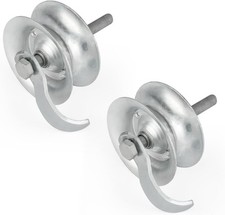 2 Pack 5" Sliding Gate Rollers Steel Pipe Track Galvanized
