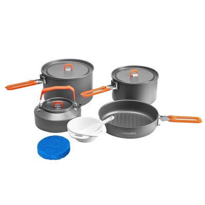 Fire-Maple Feast 4 Piece Camping Cookware Cookware Cookware Kit Outdoor Cookw...