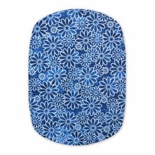 Blue Daisies Floral Ostomy Pouch Cover Ileostomy Colostomy Urostomy Bag Cover