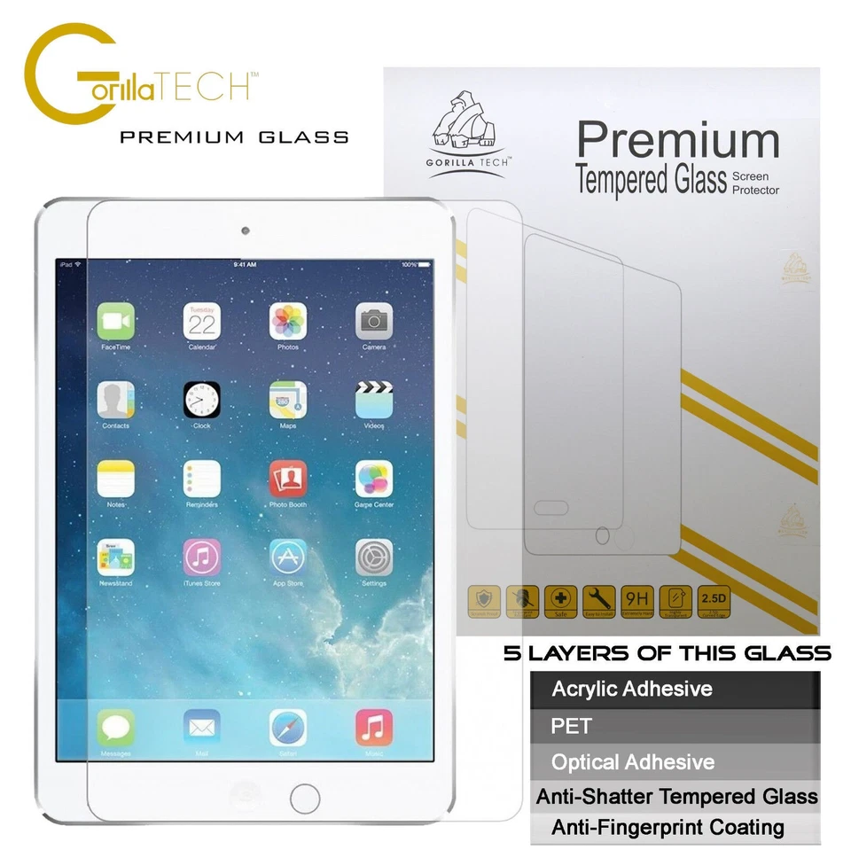 For Apple iPad Pro (12.9") Tempered Glass Gorilla Screen Protector Shield Guard - Image 2 of 4