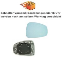 Spiegelglas Rechts Konvex Beheizbar Elektrisch Blau FüR Alfa Romeo 159 939 Mito