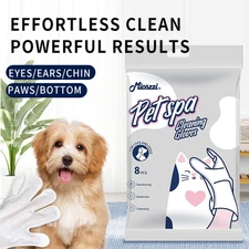 Mioszzi Pet Glove Dental Wipes for Bichon Frise,Remove Tear Stains Effectively