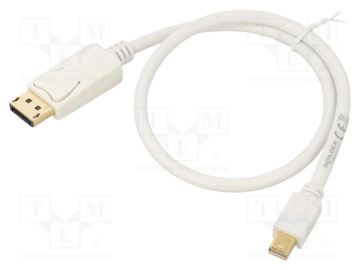 Delock Blanco Mini Displayport/Displayport, 0.5 M - Imagen 2
