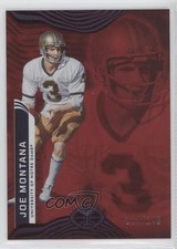 2023 Panini Chronicles Draft Picks Illusions Red /149 Joe Montana #17 HOF 0s4