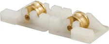Prime-Line G 3131 Sliding Window Tandem Roller Assembly, 3/8 In. Brass Rollers (