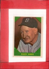 1960 Fleer #51 Dazzy Vance EX+ Excellent+ Dodgers DP ID:69406