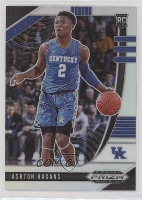 2020-21 Panini Prizm Draft Picks Silver Prizm Ashton Hagans #39 Rookie RC qp4