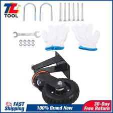 6" Gate Wheel With Brake 500lb Caster Kit 360 Rotation Heavy Duty Gate Caster