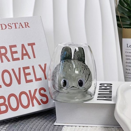 POPMART Big Face Cat Double-layer high-temperature resistant glass Cup blind box - Picture 14 of 16