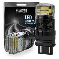 "3157 LED Bulbs for Reverse Lights, 6500K White, Super Bright, Pack of 2"