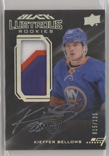 2020 SPx UD Black Lustrous Rookies Tier 1 15/125 Kieffer Bellows Patch Auto aw2