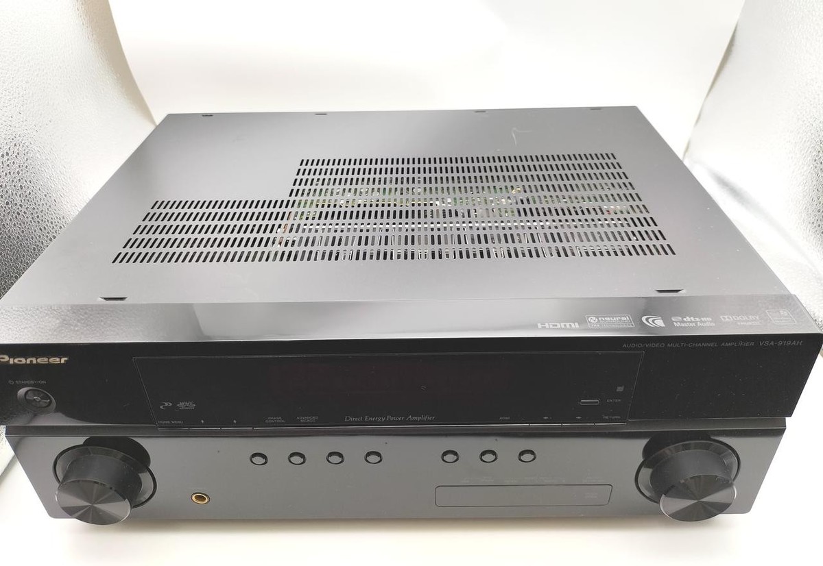 パイオニアAVマルチチャンネルアンプVSA-919AH Pioneer VSX-919AH 7-Channel AV Receiver 170W HDMI DTS Dolby TrueHD