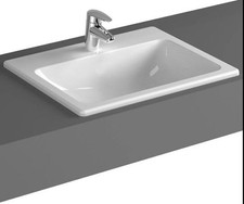 Vitra S20 Countertop basin With Tap Hole With Overflow Hole, 55 cm 5465B003-0001