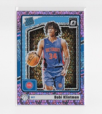 2024-2025 Panini Donruss Optic Pink Fast Break Bobi Klintman #/25 Rookie Card RC