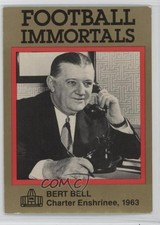 1985-88 Football Immortals Bert Bell #15 HOF 1oa8