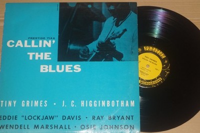 Tiny Grimes With J.C. Higginbotham   Callin' The Blues LP Original Jazz Classic