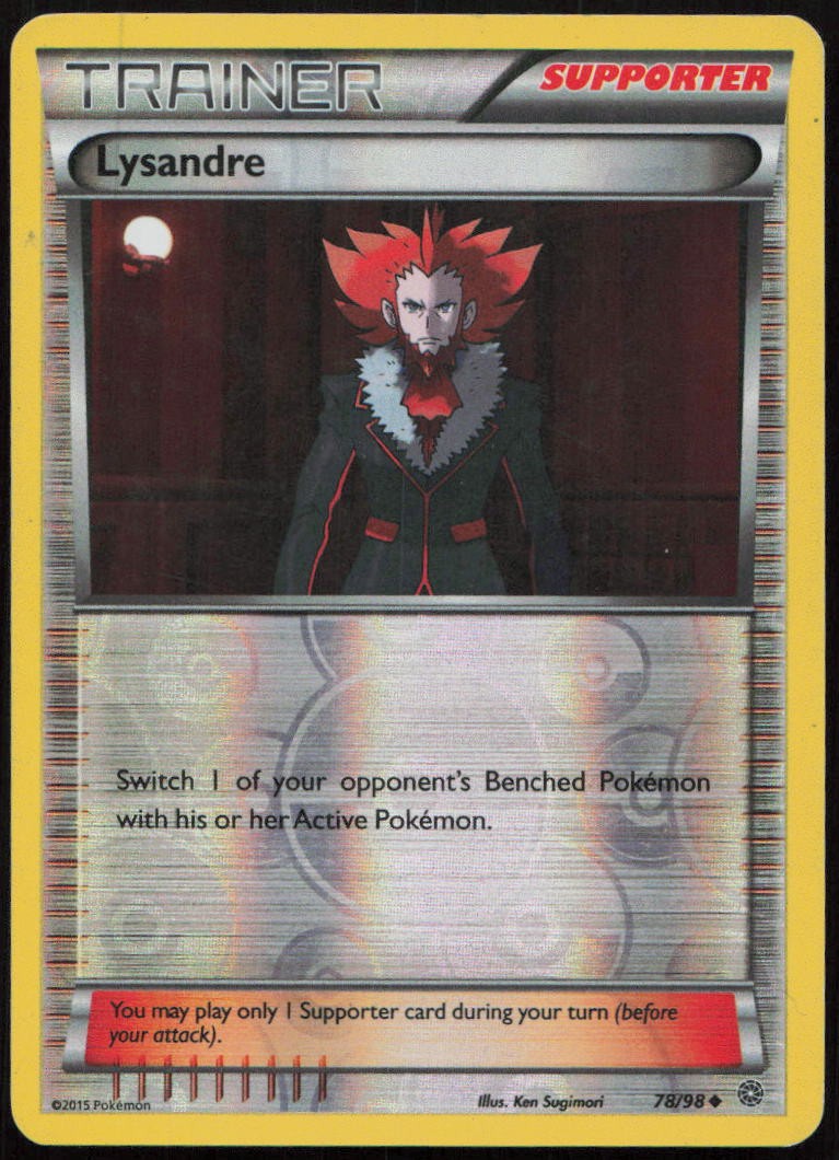 Lysandre 78/98 MP Ancient Origins Uncommon Reverse Holo Pokemon