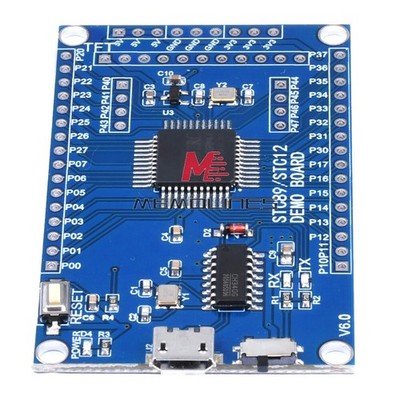 STC89C52RC Core Development Board 51 MCU Minimum System Learning Board CH340 New