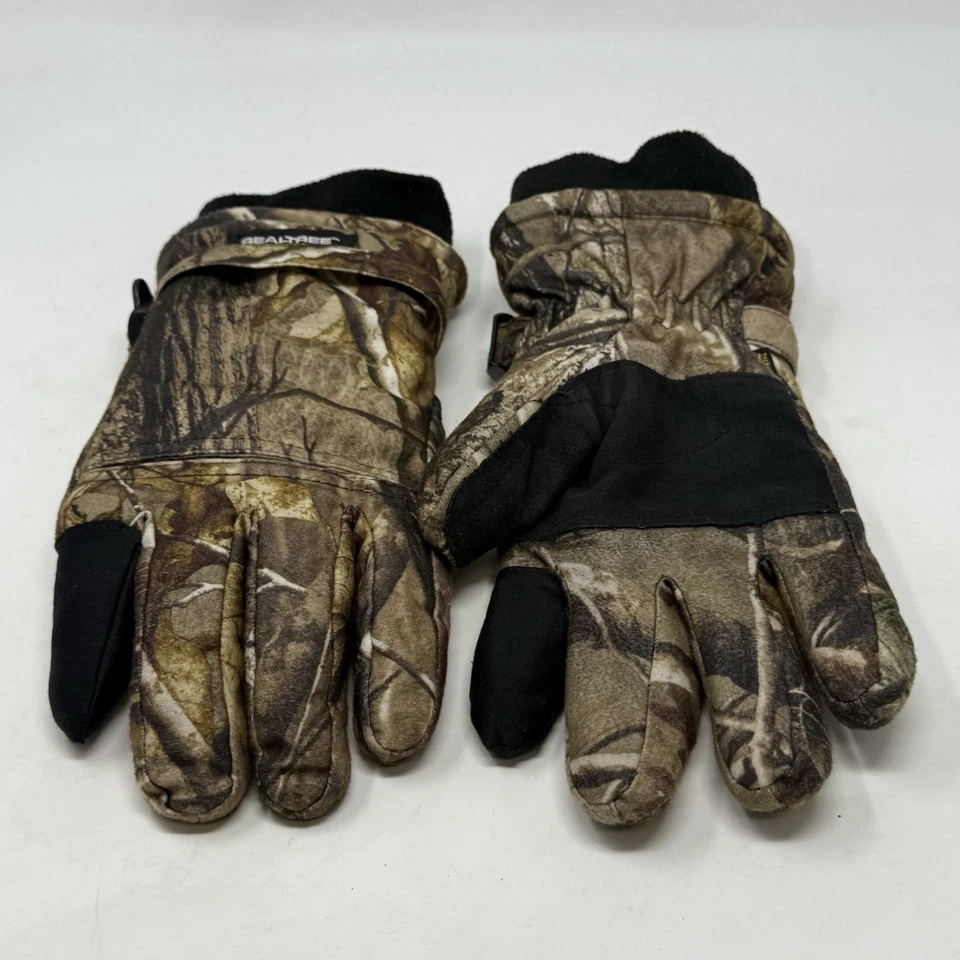 Realtree Thermore Hunting Gloves Camo Trigger Finger Mens Large Extra Large - Image 3 of 4