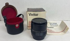 Vivitar MC Tele Converter 3X-22 Mount Teleconverter Lenses In Box W/case