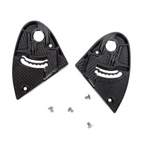 2X Motorradhelm Halter Visierhalter Schwarz Ersatzteile Leicht Zu Montieren