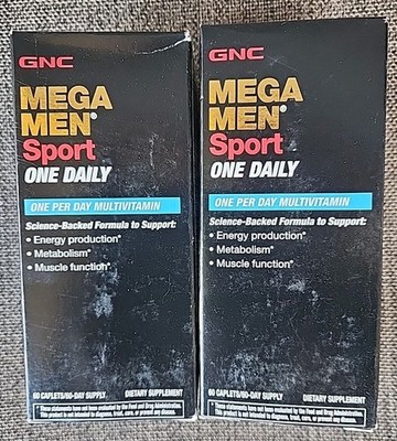 2 -GNC Mega Men Sport Multivitamin 60-ct 2/2027