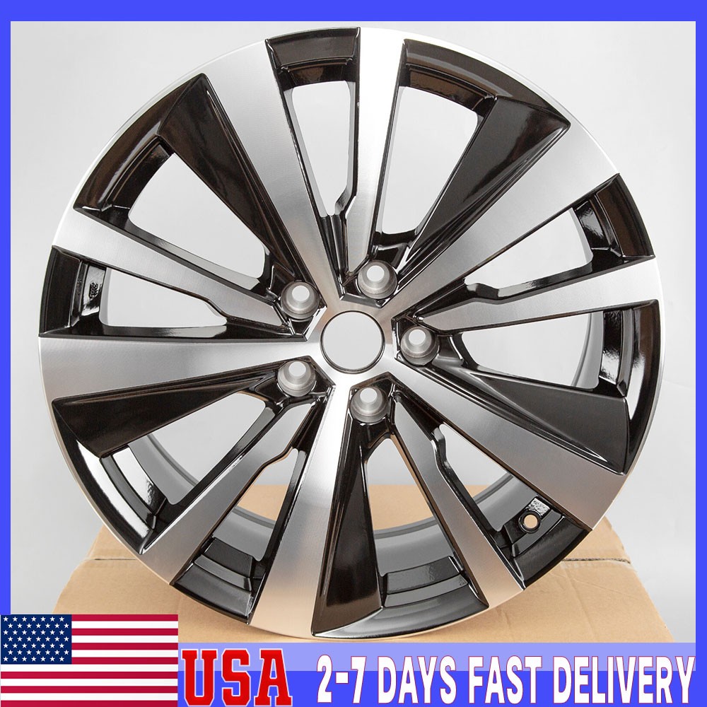 NEW 19" Replacement Wheel For Nissan Altima 2019-2022 Machined Black Rim
