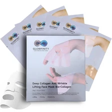 GLOWFINITY - Deep Collagen Korean Skin Care Anti Wrinkle Lifting Face Mask Bio-C