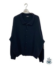 chronoizm COLLARRED CARDIGAN Size: XXL Black Men