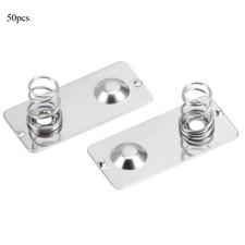 50 Pcs AA Battery Positive to Negative Conversion Spring Contact Plate 24mmx11mm