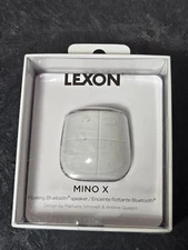 LEXON Mino X Floating Bluetooth Speaker Water Resistant Rechargeable & Pairable