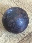 US Civil War Antique Solid Iron Cannon Ball 1 Inch Metal
