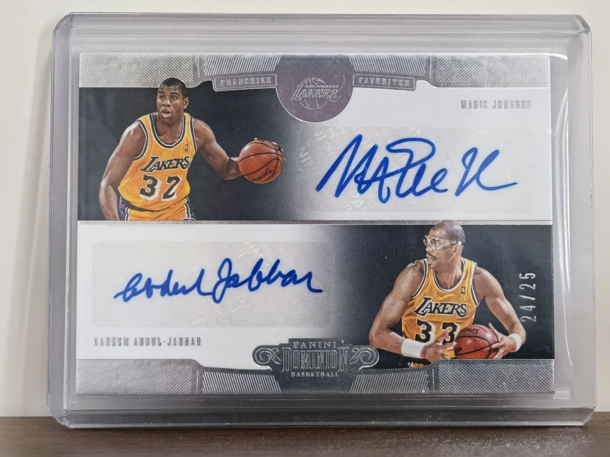 25+ Panini Magic Johnson Basketball Autographed Sports Trading