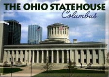 Vintage Postcard The Ohio Statehouse Greek Revival Architecture Columbus Ohio