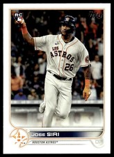 2022 Topps Jose Siri Rookie Houston Astros #599