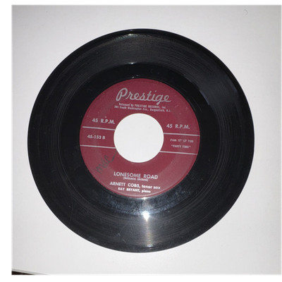 Prestige Arnett Cobb - Lonesome Road 7'' 45 RPM Black Vinyl Single 45-153 B