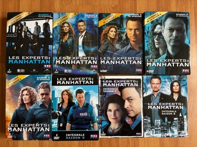 Komplette Serie LES EXPERTS MANHATTAN 8 Jahreszeiten Boxen DVD PAL Französisch Lot