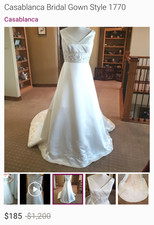 casablanca bridal wedding dress