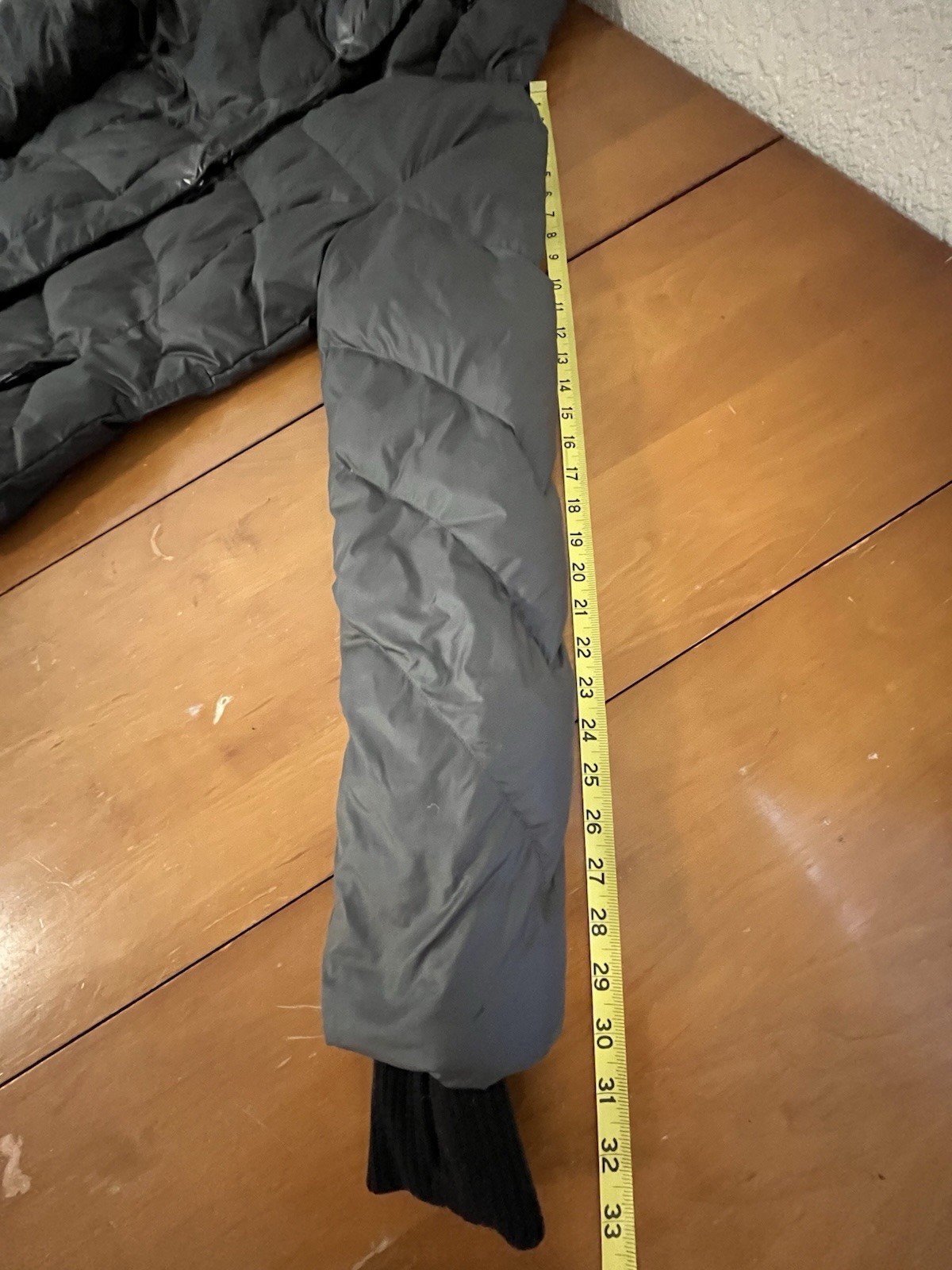 Lolë Duck Down Insulated Hooded  Women Medium Long Jacket Dark Grey Lightweight