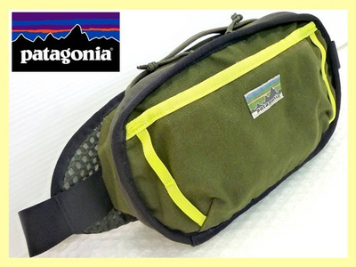 #ad #ad Patagonia Fieldsmith 5L Green Yellow Line Hip Pack Waist Bag Used $100.05