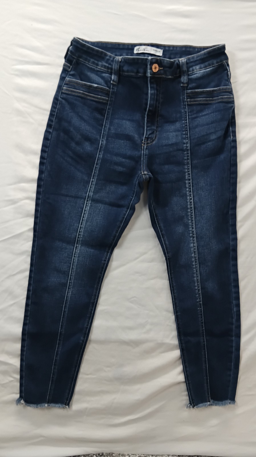 KanCan for Maurices High Rise Front Seam Skinny Jeans Dark Wash Sz30 N