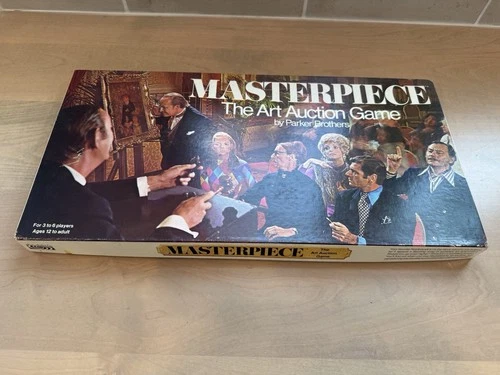 1970 Masterpiece The Art Auction Game Parker Brothers Vintage Board Game