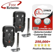 2 For 2017 2018 2019 2020 2021 2022 GMC Acadia Terrain Keyless Entry Remote Fob