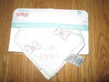 Disney Baby Wishes Dreams Multi Pack of 3 Bibs OS NEW