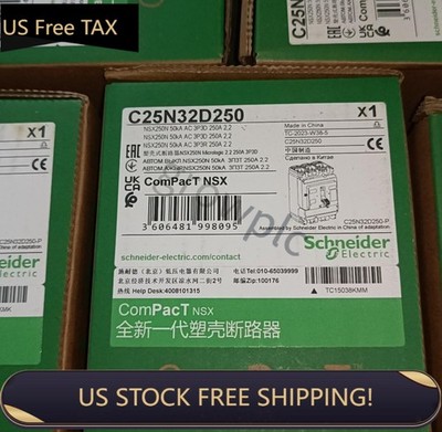 Circuit breaker C25N32D250,  ,   US Free TAX