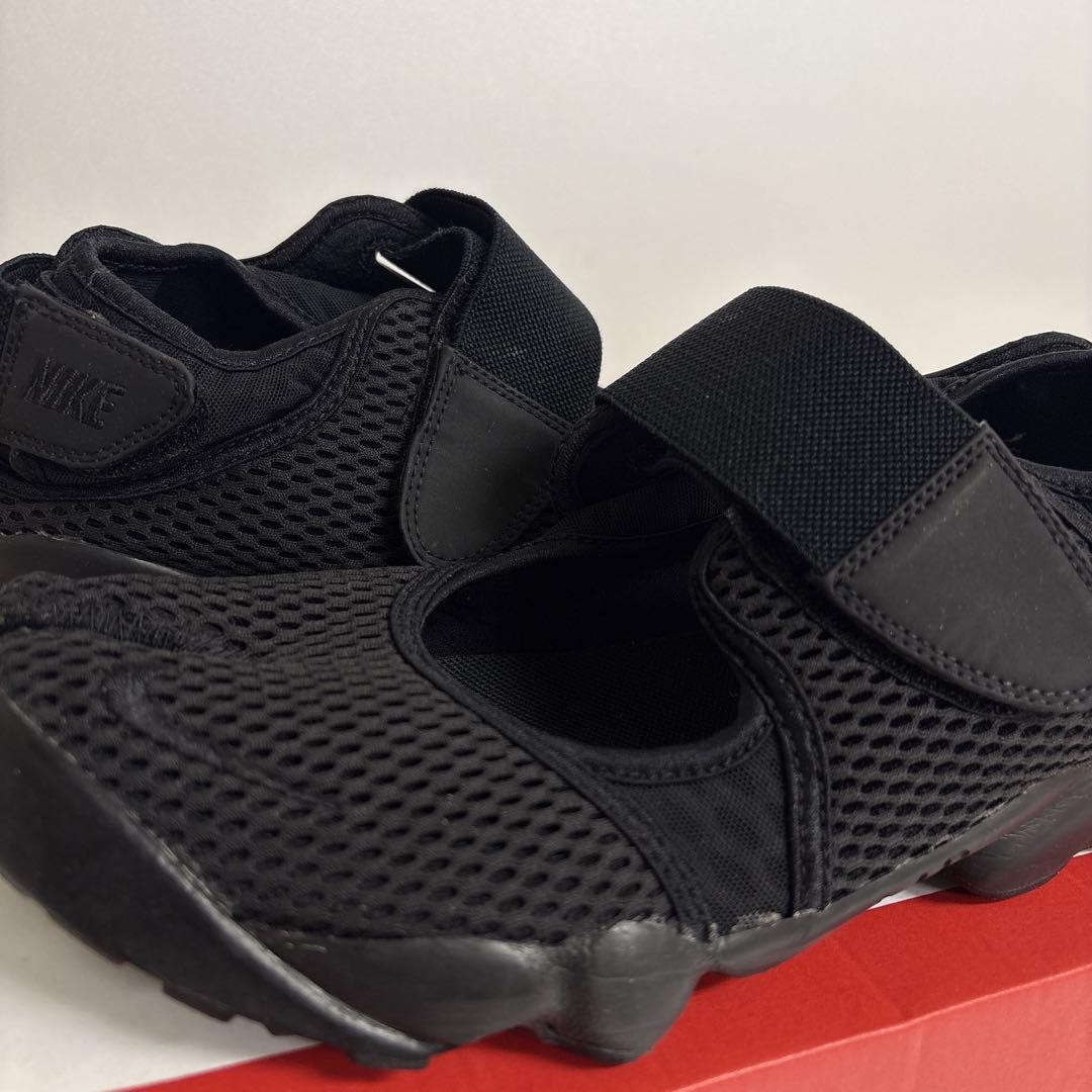 Men 9.0US Nike Air Rift Mesh All Black Shoes Tabi Bag Men