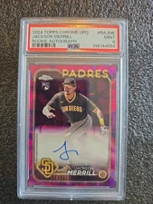 2024 Topps Chrome Update Series  Rookie Autographs Jackson Merrill #RA-JME /299 